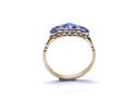 18ct Yellow Gold Sapphire & Diamond Ring