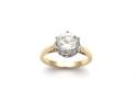 18ct Yellow Gold Diamond Solitaire Ring 2.42ct