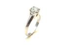 18ct White Gold Diamond Solitaire Ring