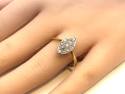 18ct Yellow Gold Diamond Cluster Ring
