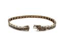 9ct Yellow Gold Diamond Pave Bracelet
