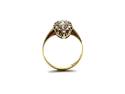 An Old 18ct Yellow Gold Diamond Marquise Ring