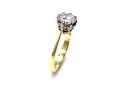 18ct Yellow Gold Diamond Solitaire Ring