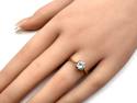 18ct Yellow Gold Diamond Solitaire Ring