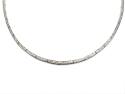 18ct White Gold Diamond Pave Necklet
