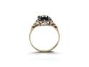 9ct Sapphire & Diamond Cluster Ring