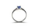 18ct White Gold Sapphire & Diamond Ring