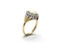 Opal & Diamond Halo Ring