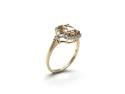9ct Morganite & Zircon Halo Ring