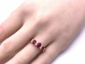 18ct Yellow Gold Ruby & Diamond Eternity Ring