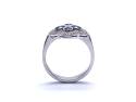 18ct White Gold Sapphire and Diamond Dress Ring