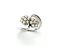 18ct White Gold Diamond Cluster Ring