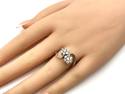 18ct White Gold Diamond Cluster Ring