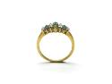 18ct Emerald & Diamond Cluster Ring