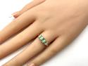 18ct Emerald & Diamond Cluster Ring