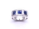 18ct Sapphire and Diamond Ring