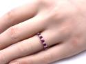 18ct Yellow Gold Ruby & Diamond Eternity Ring