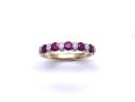 18ct Yellow Gold Ruby & Diamond Eternity Ring