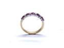 18ct Yellow Gold Ruby & Diamond Eternity Ring