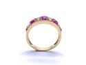 18ct Yellow Gold Ruby & Diamond Eternity Ring