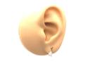 9ct Opal & Diamond Drop Stud Earrings