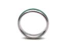 Tungsten Carbide Ring Malachite Inlay 6mm