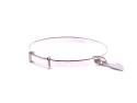 Silver Baby Expandable Bangle Heart Charm