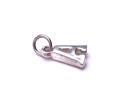 Silver Initial Pendant Charm A