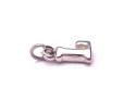Silver Initial Pendant Charm L