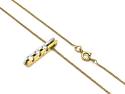 18ct Yellow & White Gold Diamond Pendant & Chain
