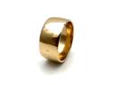 9ct Yellow Gold D Shape Wedding Ring