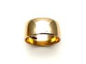 9ct Yellow Gold D Shape Wedding Ring
