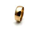 9ct Yellow Gold D Shaped Wedding Ring