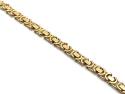 9ct Yellow Gold Byzantine Bracelet