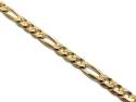 9ct Yellow Gold Figaro Bracelet