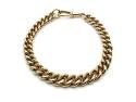 9ct Yellow Gold Solid Curb Bracelet