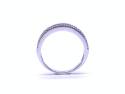 9ct White Gold Ruby & Diamond Eternity Ring