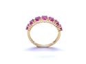 18ct Yellow Gold Ruby & Diamond Eternity Ring