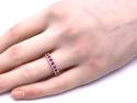 18ct Yellow Gold Ruby & Diamond Eternity Ring