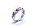 18ct Ruby & Diamond Eternity Ring