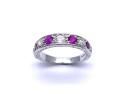 18ct Ruby & Diamond Eternity Ring