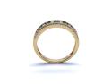 18ct Emerald & Diamond Eternity Ring 0.31ct