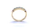 18ct Yellow Gold Emerald & Diamond Eternity Ring