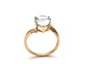 9ct Yellow Gold Aquamarine Ring