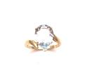 9ct Yellow Gold Aquamarine Ring