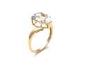 9ct Yellow Gold Aquamarine Ring