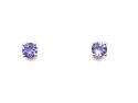 9ct Tanzanite Solitaire Stud Earrings 5mm