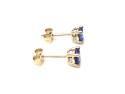 9ct Tanzanite Solitaire Stud Earrings 5mm