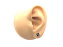 9ct Yellow Gold Sapphire Cluster Stud Earrings