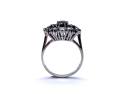 18ct Sapphire & Diamond Cluster Ring